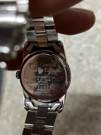 นาฬิกายี่ห้อ CITIZEN  wicca Limited ของแท้มือสอง  สแตนเลสสายยาว 6 นิ้ว  1400฿ รูปที่ 2