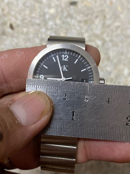 นาฬิกายี่ห้อ CALVIN  KLEIN   ck  สวิสเมด  ของแท้มือสอง สายยาว ผู้ชาย  1700฿ รูปที่ 7