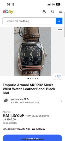 นาฬิกา Emporio Armani  รูปที่ 11