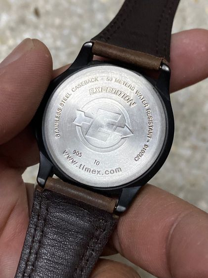 นาฬิกายี่ห้อ TIMEX  ของแท้มือสอง สภาพสวย สายเดิม  900฿ รูปที่ 2