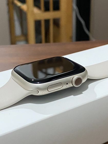 Apple Watch S7 45mm GPS กล่องอุปกรณ์แท้ครบ สภาพดี สี Starlight รูปที่ 6