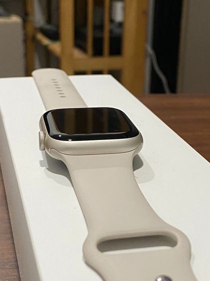 Apple Watch S7 45mm GPS กล่องอุปกรณ์แท้ครบ สภาพดี สี Starlight รูปที่ 8