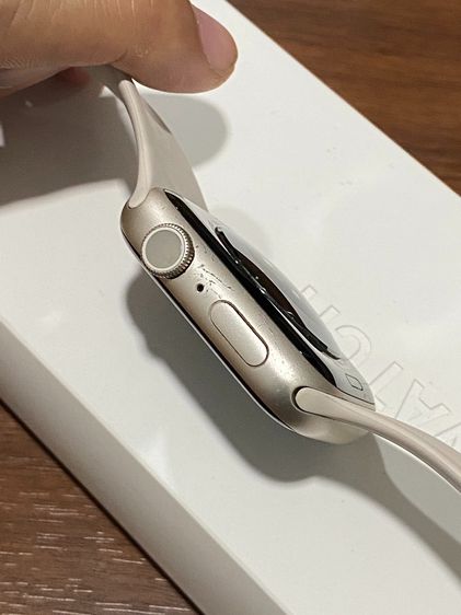 Apple Watch S7 45mm GPS กล่องอุปกรณ์แท้ครบ สภาพดี สี Starlight รูปที่ 10