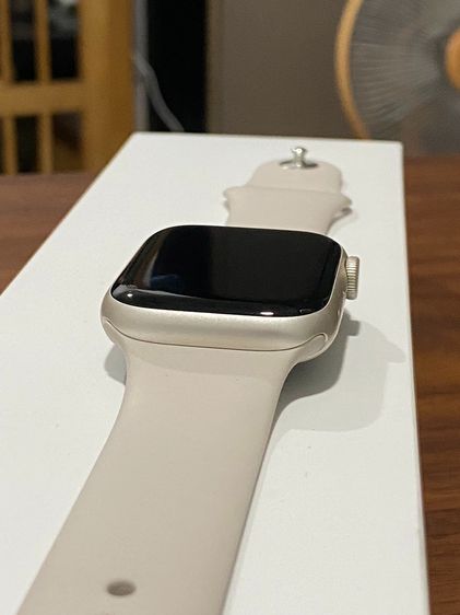 Apple Watch S7 45mm GPS กล่องอุปกรณ์แท้ครบ สภาพดี สี Starlight รูปที่ 7