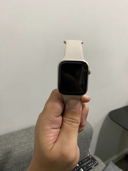 Apple Watch S7 45mm GPS กล่องอุปกรณ์แท้ครบ สภาพดี สี Starlight รูปที่ 13