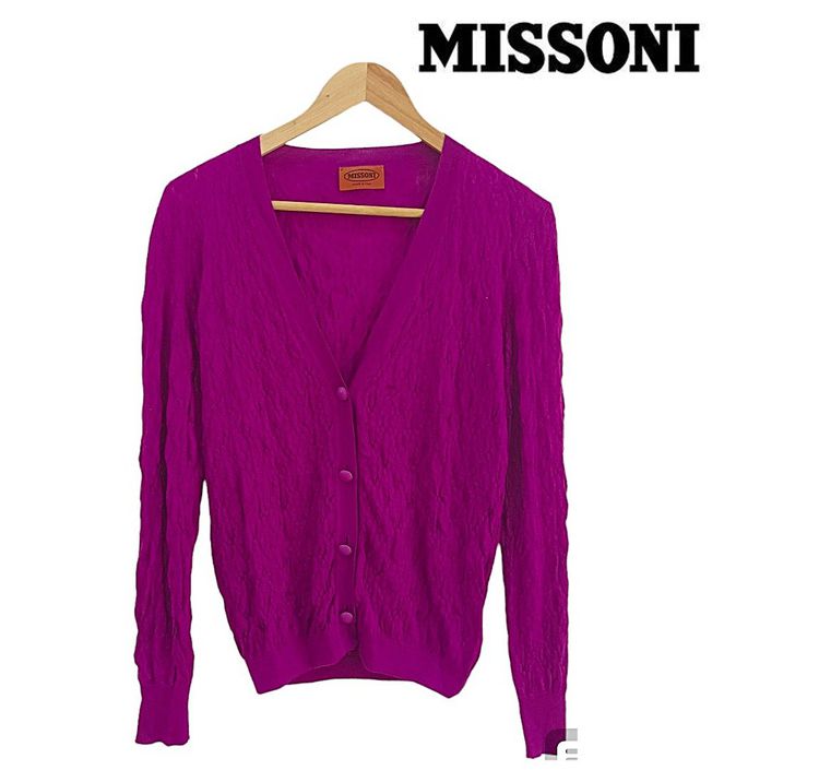 Missoni Knit Cardigan Made In Italy