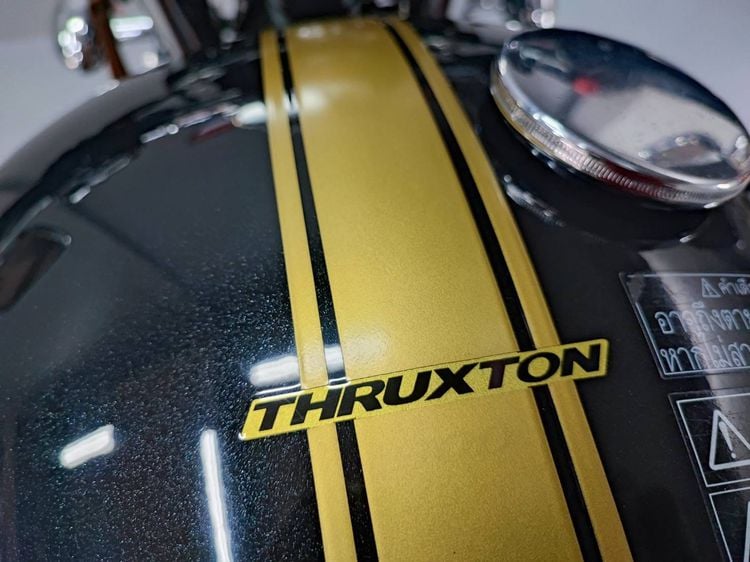 ออกรถ 0 บาท Triumph Thruxton 900 รถคลาสสิคสภาพนางฟ้า จดทะเบียนปี 2016  รูปที่ 9