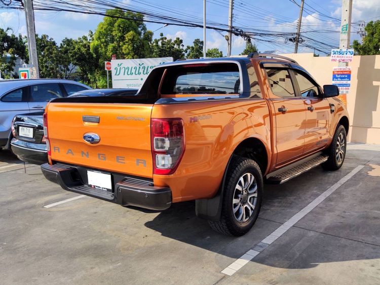 Ford Ranger 2019 2.2 Wildtrak Pickup ดีเซล ไม่ติดแก๊ส เกียร์อัตโนมัติ ส้ม รูปที่ 4
