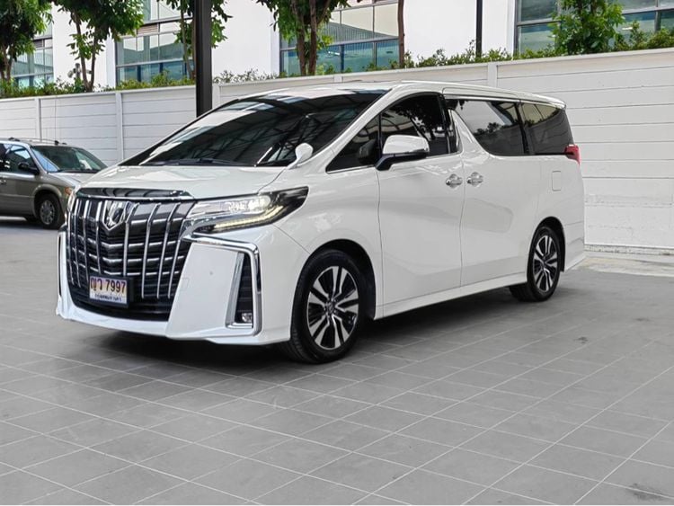 Toyota Alphard 2022 2.4 SC Van เบนซิน ไม่ติดแก๊ส เกียร์อัตโนมัติ ขาว รูปที่ 3