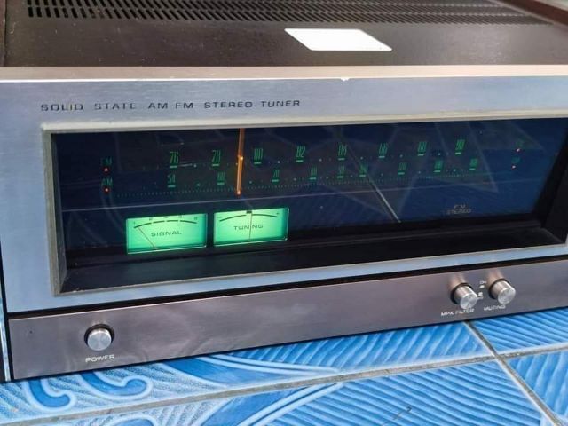 Sale1690บาท ขายตามสภาพเทสแค่เสียบไฟ TRIO KT-4005 Solid State AM-FM(คลื่นสั้น) Stereo Tuner แนววินเทจสภาพเดิมๆสวยๆมือสองจากญี่ปุ่น  รูปที่ 2