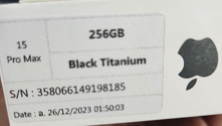 iPhone 15 Pro Max Black Titanium 256 gb รูปที่ 2