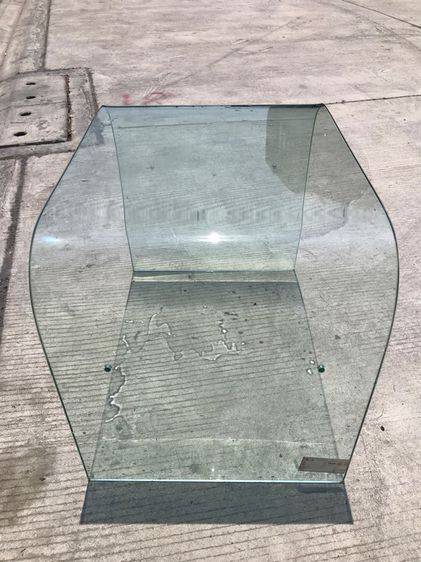 โต๊ะกลาง กระจกตัดโค้ง ( กระจกหนาๆ ) ขนาด 61 × 45 สูง 48เซนติเมตร รูปที่ 4