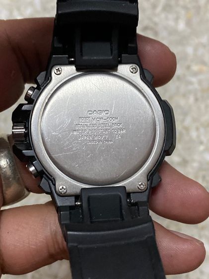 นาฬิกายี่ห้อ CASIO  โครโนกราฟ ของแท้มือสอง  สายไม่เดิม  550฿ รูปที่ 2