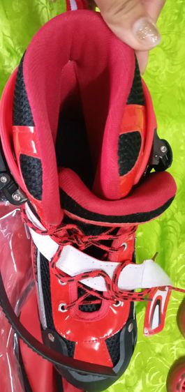 รองเท้าเสก็ต โรเลอร์เบรด qiao feng สีแดง ผู้ใหญ่ เบอร์ 37-38 รูปที่ 10