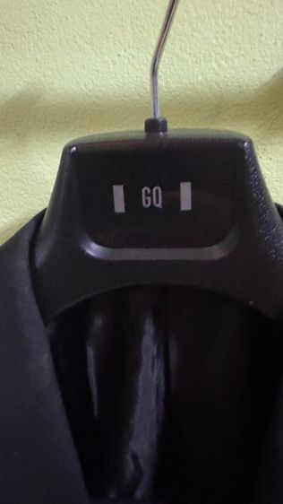 GQ Essential Suits สูทผู้ชายทรงสลิม รุ่น Super TR Slim Black  สีดำ (ซักเครื่องได้) size M รูปที่ 3