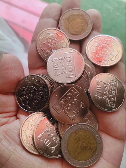 พร้อมส่ง เหรียญโทเคน TOKEN ร้านซักผ้า ร้านเกมส์ งานอิเว้นท์  รูปที่ 2