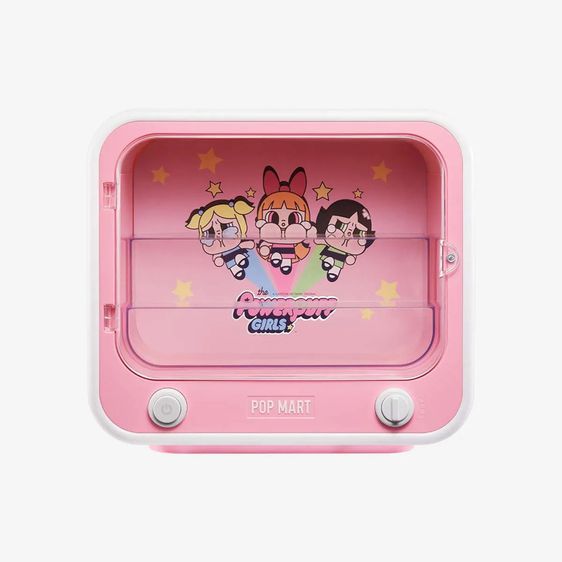 ตู้ตั้งโชว์ Popmart CRYBABY × Powerpuff Girls Series-TV Set Luminous รูปที่ 4