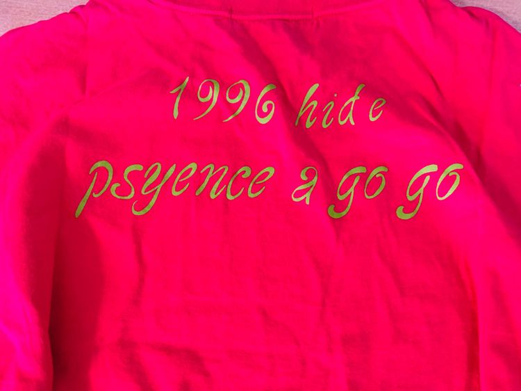 เสื้อทัวร์ เสื้อวง 90s Hide Psyence a gogo 1996 รูปที่ 6