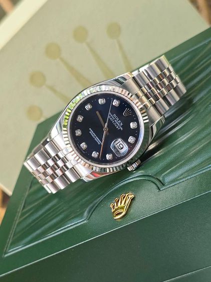ROLEX OYSTER PERPETUAL DATEJUST Blue Dial (King) รูปที่ 7
