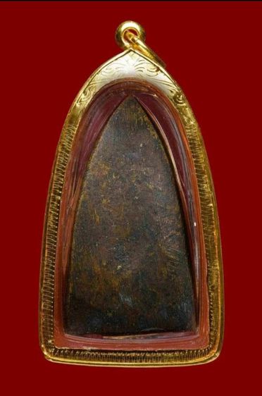 หลวงปู่ทวดอาปาเช่หลังเตารีดเล็กปี 2505 เนื้อทองแดงผสม พร้อมเลี่ยมทองแท้  รูปที่ 2
