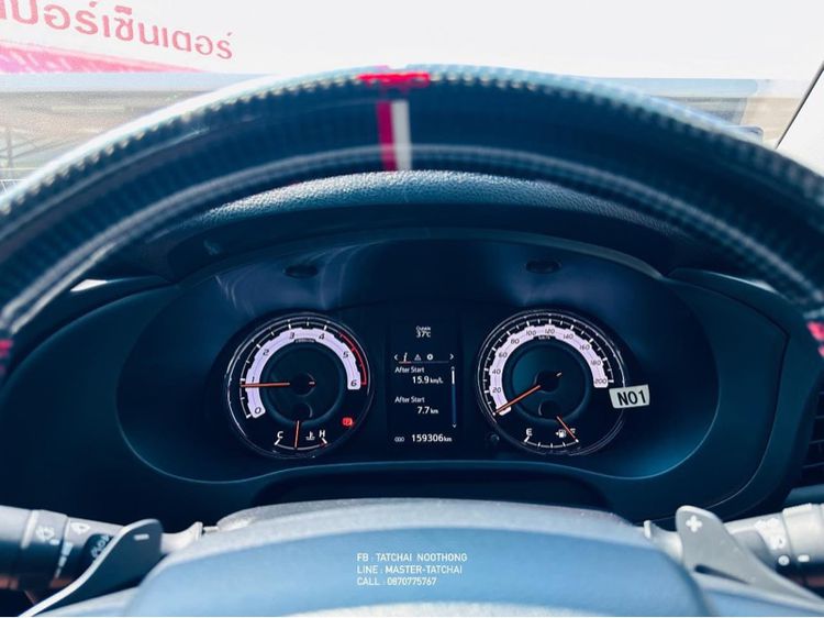 Toyota Hilux Revo 2019 2.4 Prerunner Mid Pickup ดีเซล เกียร์ธรรมดา ดำ รูปที่ 4