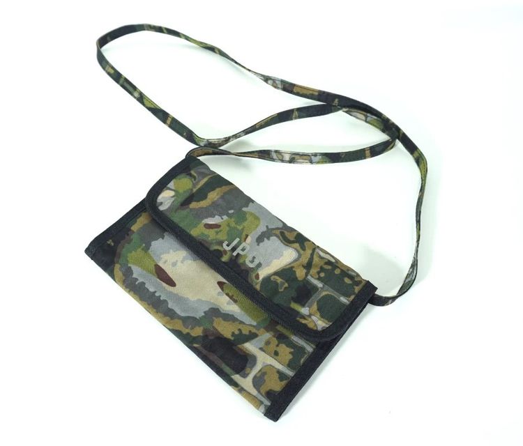 กระเป๋าสตางค์ สะพายข้าง  Jean Paul Gaultier JPG Face M  ayakovsky Camo Shoulder Clutch Wallet Bag  รูปที่ 9