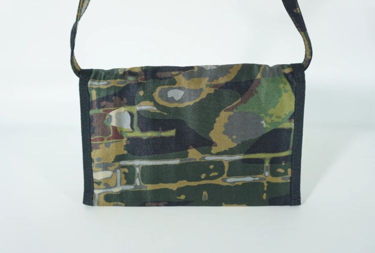 กระเป๋าสตางค์ สะพายข้าง  Jean Paul Gaultier JPG Face M  ayakovsky Camo Shoulder Clutch Wallet Bag  รูปที่ 7