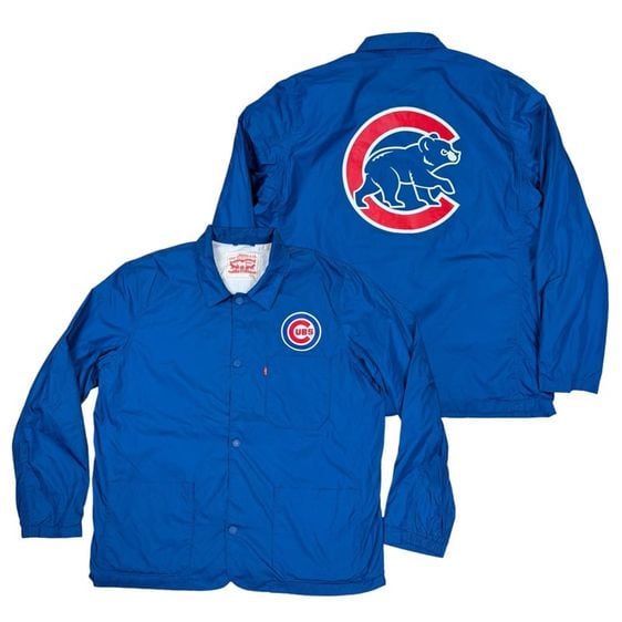 เสื้อคลุม​ Levi’s x Cubs Baseball Limited Edition Size XL​ ใหม่​มาก​ รูปที่ 1