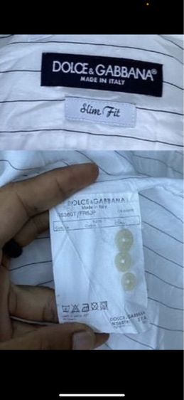 เสื้อเขิ้ต Dolce and Gabband made in Italy รูปที่ 3
