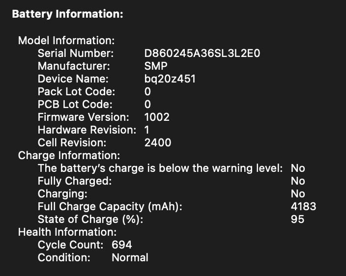 Macbook Pro 13" 2020 i5 8G, 2Thunderbolt (มีปัญหา ดูในรายละเอียด) รูปที่ 7