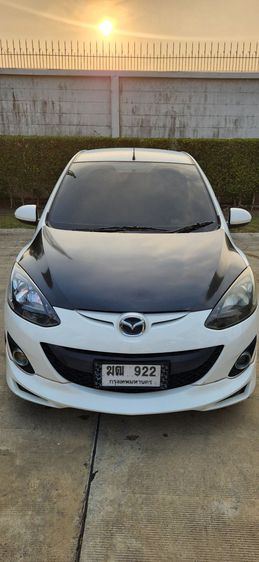 Mazda Mazda 2 2012 1.5 Elegance Groove Sedan เบนซิน ไม่ติดแก๊ส เกียร์อัตโนมัติ ขาว