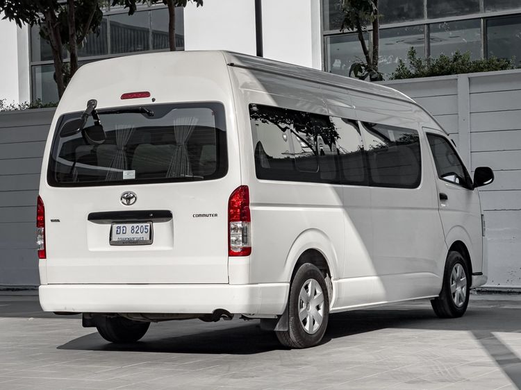 Toyota Commuter 2019 3.0 Van ดีเซล ไม่ติดแก๊ส เกียร์ธรรมดา ขาว รูปที่ 4