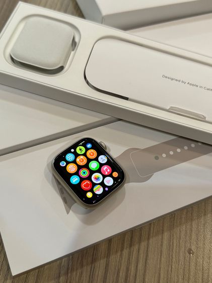  Apple Watch S9   45 mm  สภาพมือ1  ประกันยาว สวยครบยกกล่อง รูปที่ 16