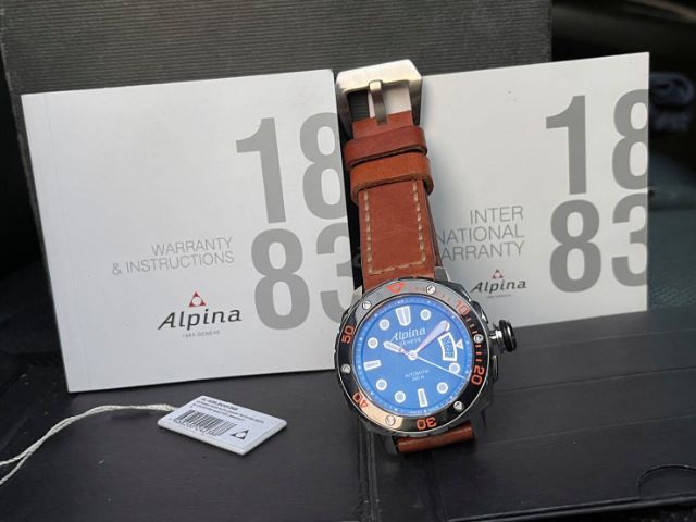 รับเทรด Alpina Extreme Diver 300M กล่องใบครบ รูปที่ 9