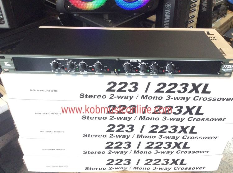ครอสโอเวอร์3ทาง ยี่ห้อ K.Power รุ่น 223XL สินค้าใหม่ ราคา 1,800 บาท 