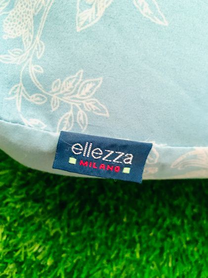ปลอกหมอนหนุนเพื่อสุขภาพ สีฟ้าลายดอกวินเทจ ยี่ห้อ Ellezza (Milano) มือสองขายตามสภาพ สินค้าญี่ปุ่น-เกาหลีแท้ รูปที่ 3