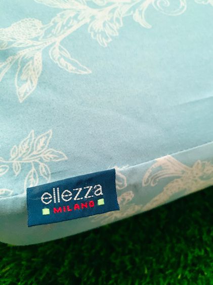 ปลอกหมอนหนุนเพื่อสุขภาพ สีฟ้าลายดอกวินเทจ ยี่ห้อ Ellezza (Milano) มือสองขายตามสภาพ สินค้าญี่ปุ่น-เกาหลีแท้ รูปที่ 2