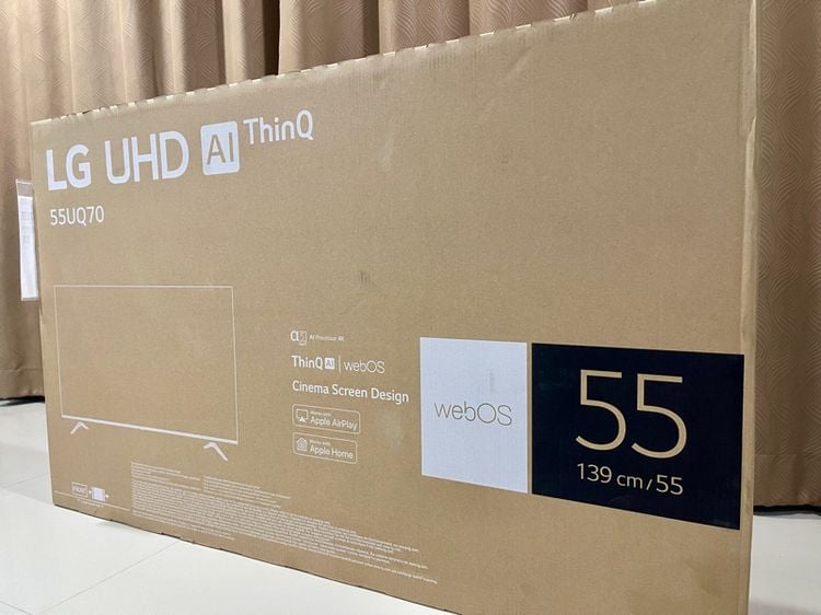 LG UHD 4K 55 นิ้ว มือ1 Smart TV ประกันศูนย์ magic remote สั่งงานด้วยเสียง รูปที่ 4