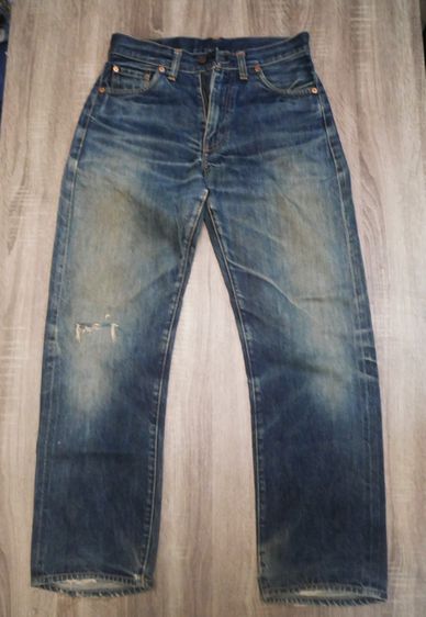 LEVIS VINTAGE CLOTHING LEVI'S LVC 551 ZXX big E made in USA.  รูปที่ 8