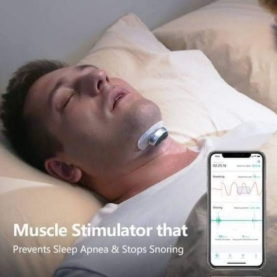 Sale1500บาท Snore Circle อุปกรณ์ช่วยบรรเทาอาการกรน คัดจมูก และความผิดปกติของการนอนหลับอื่น ๆ ได้ในตัวเดียวเป็นอุปกรณ์อัจฉริยะ ใช้ AI จับ รูปที่ 2