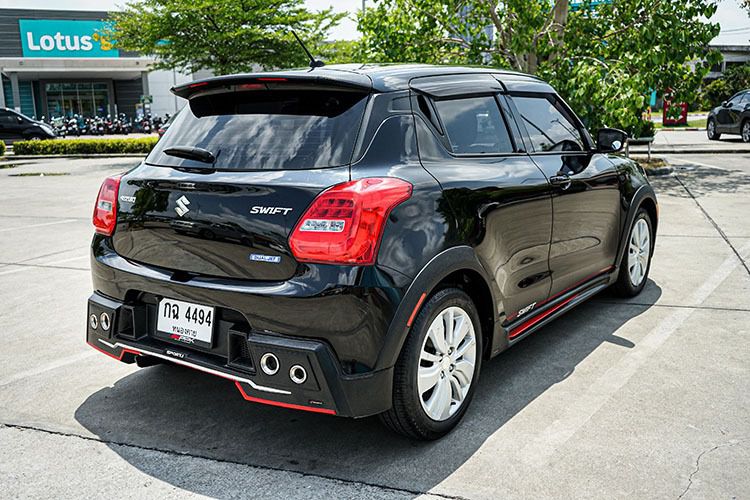 Suzuki Swift 2018 1.2 GLX Sedan เบนซิน ไม่ติดแก๊ส เกียร์อัตโนมัติ ดำ รูปที่ 3