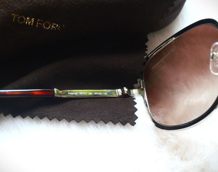 TOM FORD SUNGLASSES DELPHINE WOMENS TF117 รูปที่ 9