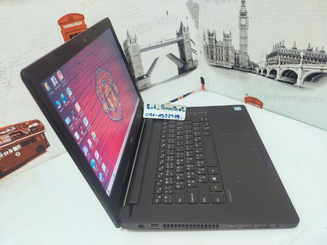 Notebook Dell Core i5-6300U  Gen6  Ram:8 gb HDD:500 GB Body สวย พร้อมใช้ แบตดี รูปที่ 4