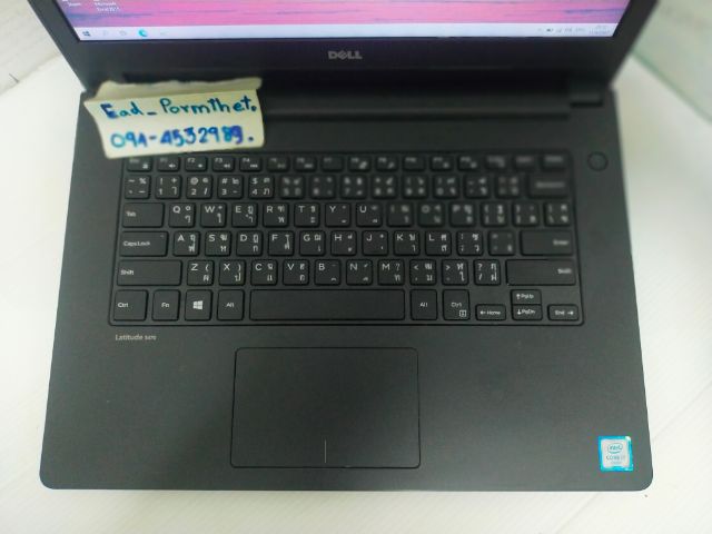 Notebook Dell Core i5-6300U  Gen6  Ram:8 gb HDD:500 GB Body สวย พร้อมใช้ แบตดี รูปที่ 2