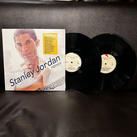 ขายแผ่นเสียงแจ๊สแผ่นคู่ LP Jazz Guitar 🎸 Stanley Jordan Friends 2LP 180g. 2012 USA 🇺🇸vinyl records ส่งฟรี รูปที่ 2