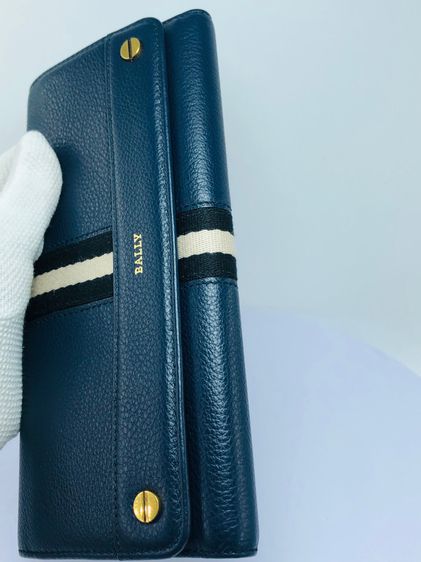 Bally leather wallet (670302) รูปที่ 9