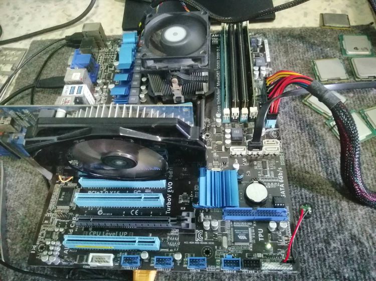 ขาย main board ASUS M5A88 V EVO (AM3+) CPU AMD X4 4C  4T  รูปที่ 5
