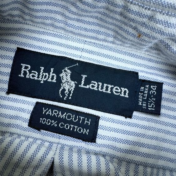 เสื้อเชิ้ต​ Polo​ RL​ by Ralph Lauren ม้าการ์ตูน​ Size 15.5 L รูปที่ 3