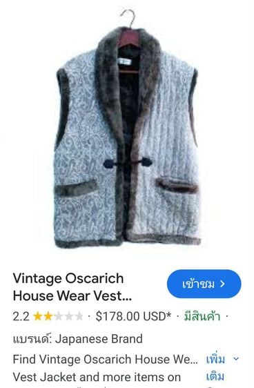 Oscarich Vintage Vest Size L
เสื้อกั๊กกันหนาว รูปที่ 7