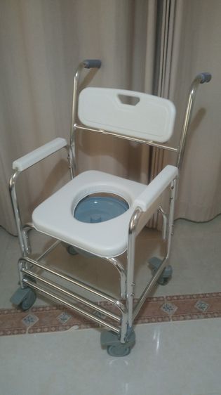 รถเข็นเก้าอี้อาบน้ำสำหรับผู้ป่วย และผู้สูงอายุ สินค้าใหม่ ราคาพิเศษ(ไม่เคยใช้งาน) เก้าอี้ใหม่ ยังไม่เคยใช้งานค่ะ ขนาดเก้า  รูปที่ 7